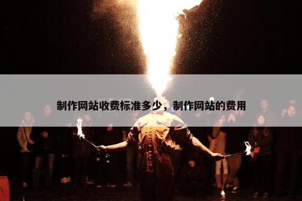 制作网站收费标准多少，制作网站的费用