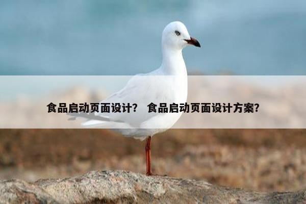 食品启动页面设计？ 食品启动页面设计方案？