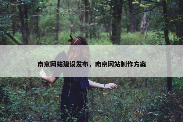 南京网站建设发布，南京网站制作方案