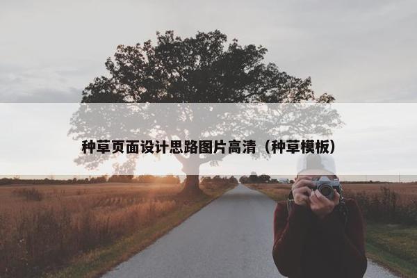 种草页面设计思路图片高清（种草模板）