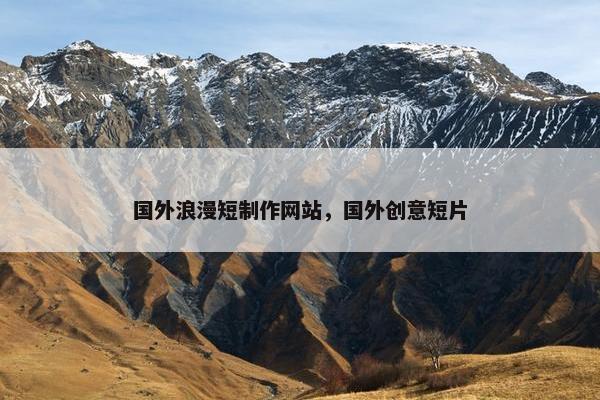 国外浪漫短制作网站，国外创意短片