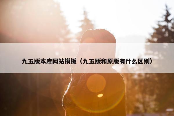 九五版本库网站模板（九五版和原版有什么区别）