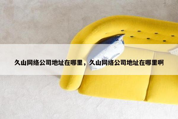 久山网络公司地址在哪里，久山网络公司地址在哪里啊
