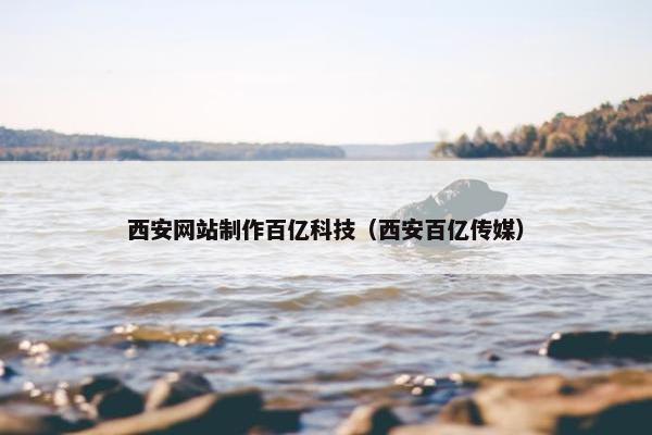 西安网站制作百亿科技（西安百亿传媒）