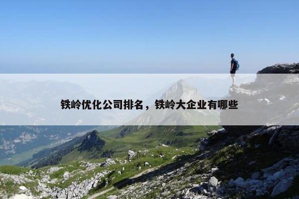铁岭优化公司排名，铁岭大企业有哪些