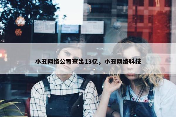 小丑网络公司查出13亿，小丑网络科技