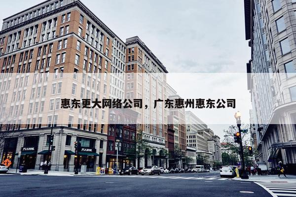 惠东更大网络公司，广东惠州惠东公司