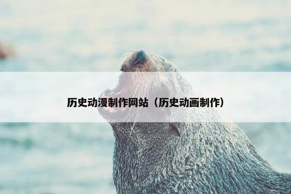 历史动漫制作网站（历史动画制作）