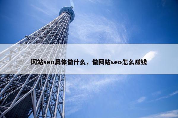 网站seo具体做什么，做网站seo怎么赚钱