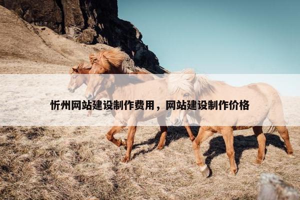 忻州网站建设制作费用，网站建设制作价格