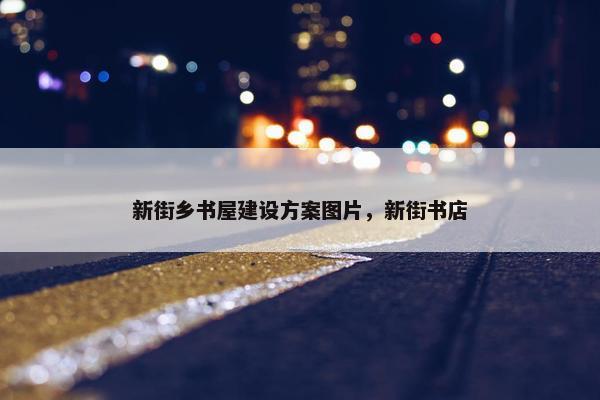新街乡书屋建设方案图片，新街书店