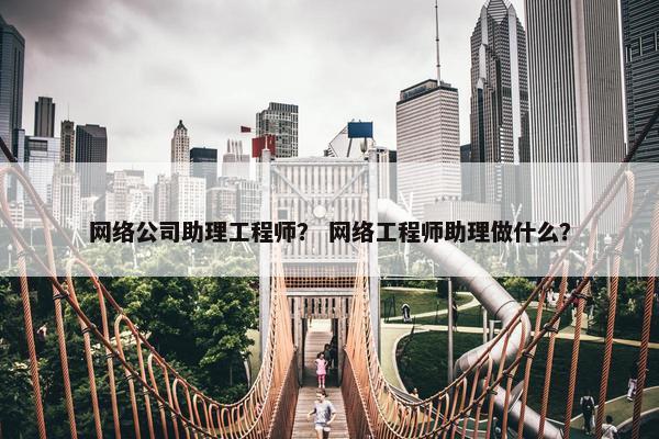网络公司助理工程师？ 网络工程师助理做什么？