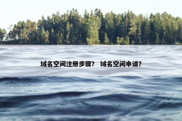 域名空间注册步骤？ 域名空间申请？