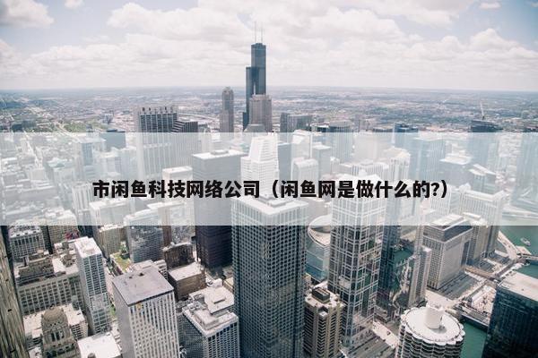 市闲鱼科技网络公司（闲鱼网是做什么的?）