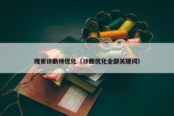 搜索诊断待优化（诊断优化全部关键词）