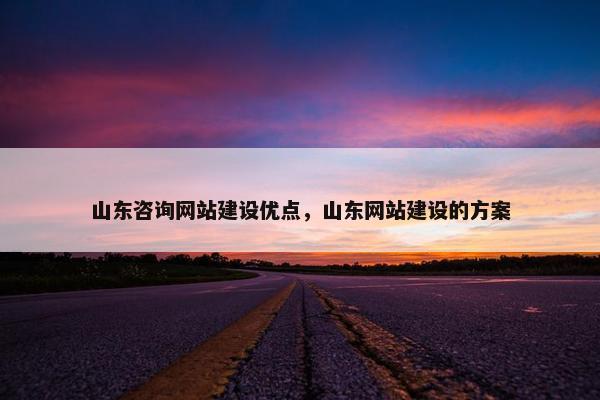 山东咨询网站建设优点，山东网站建设的方案