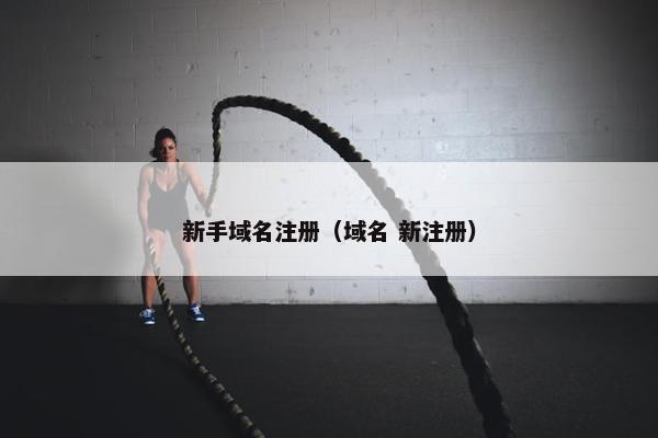新手域名注册（域名 新注册）