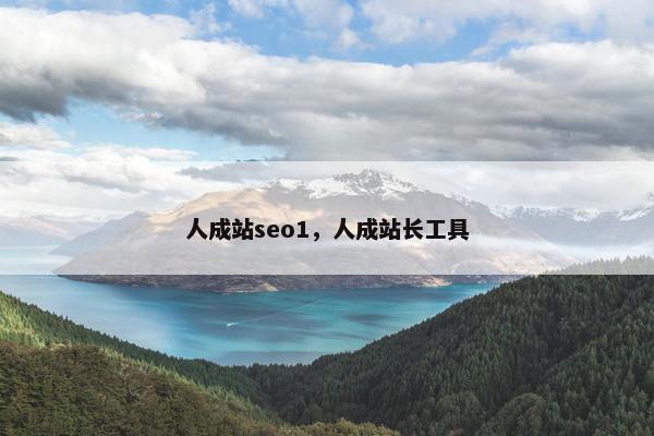 人成站seo1，人成站长工具