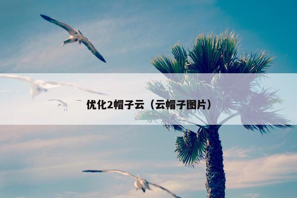 优化2帽子云（云帽子图片）