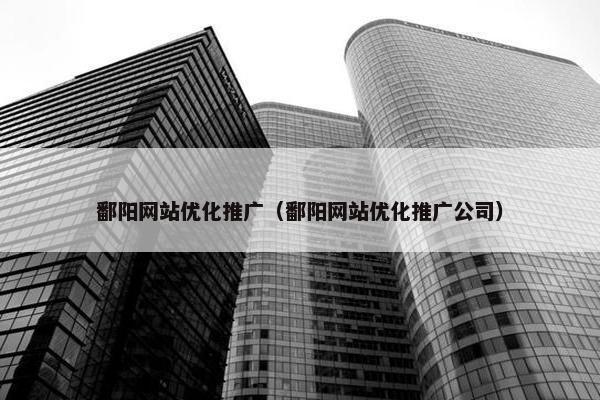 鄱阳网站优化推广（鄱阳网站优化推广公司）