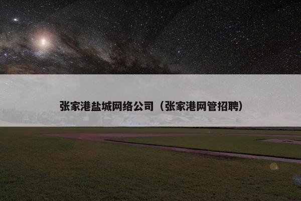 张家港盐城网络公司（张家港网管招聘）