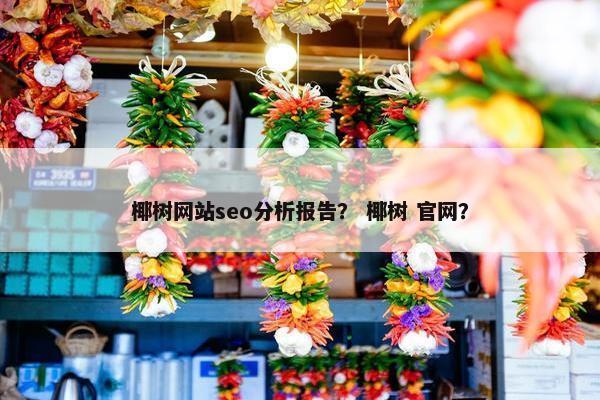 椰树网站seo分析报告？ 椰树 官网？