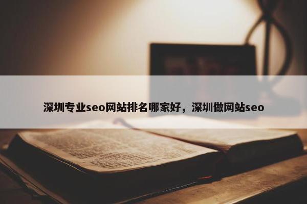 深圳专业seo网站排名哪家好，深圳做网站seo