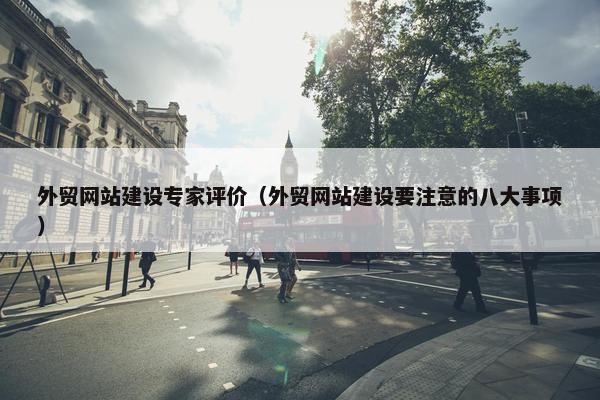 外贸网站建设专家评价（外贸网站建设要注意的八大事项）