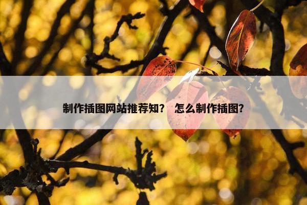 制作插图网站推荐知？ 怎么制作插图？