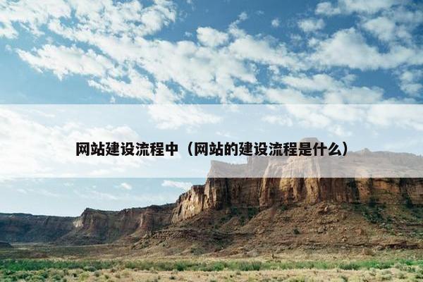 网站建设流程中（网站的建设流程是什么）