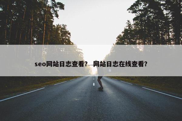 seo网站日志查看？ 网站日志在线查看？
