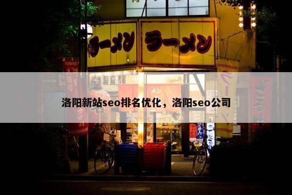 洛阳新站seo排名优化，洛阳seo公司