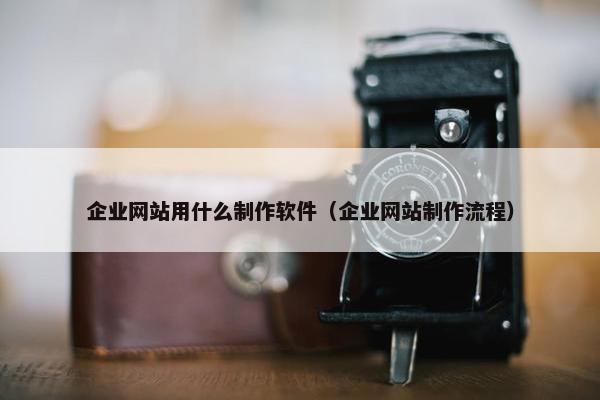 企业网站用什么制作软件（企业网站制作流程）