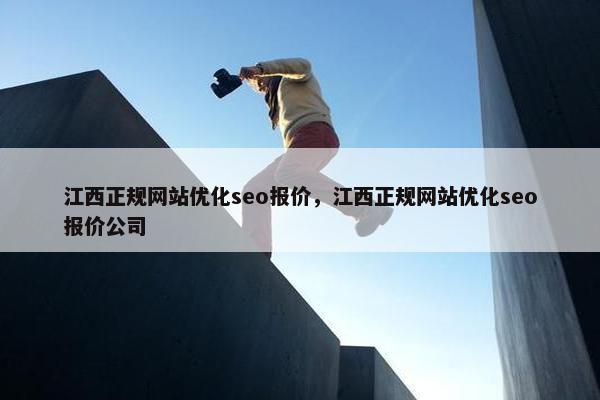 江西正规网站优化seo报价，江西正规网站优化seo报价公司