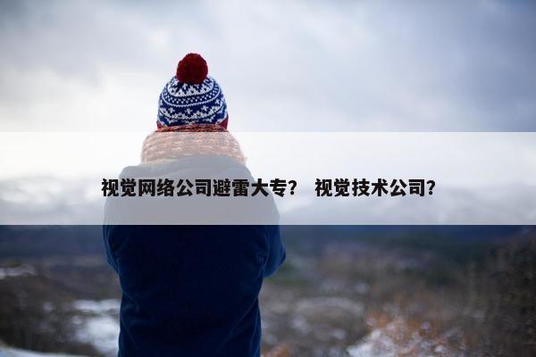 视觉网络公司避雷大专？ 视觉技术公司？
