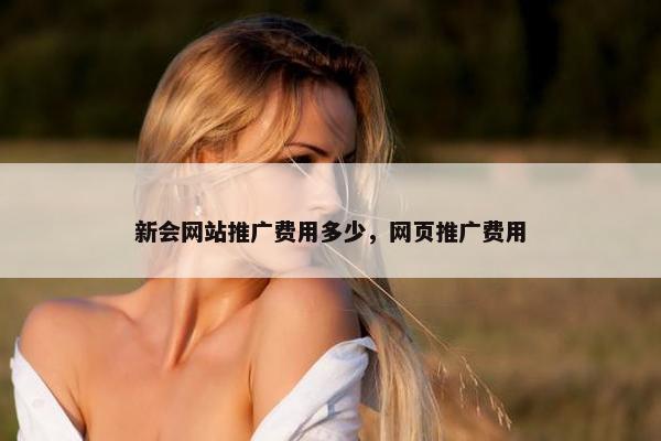 新会网站推广费用多少，网页推广费用