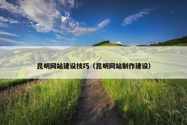 昆明网站建设技巧（昆明网站制作建设）