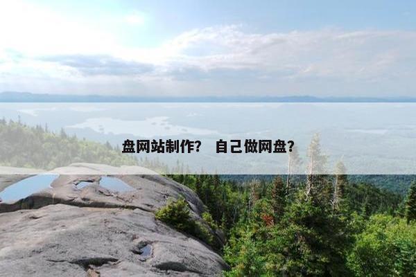 盘网站制作？ 自己做网盘？