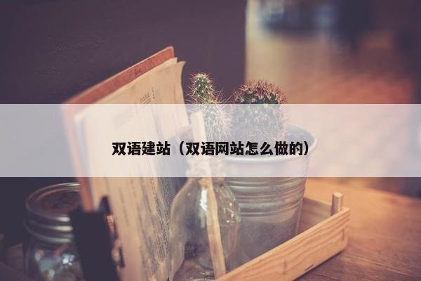 双语建站（双语网站怎么做的）