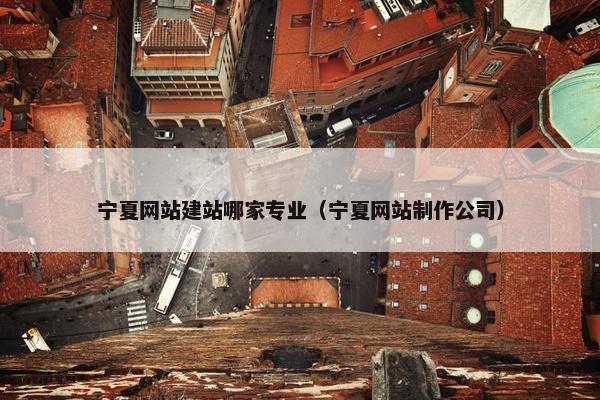 宁夏网站建站哪家专业（宁夏网站制作公司）