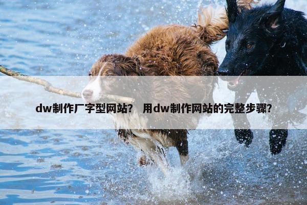 dw制作厂字型网站？ 用dw制作网站的完整步骤？