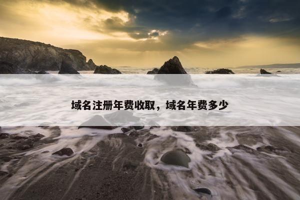 域名注册年费收取，域名年费多少