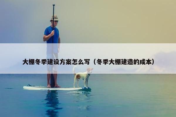 大棚冬季建设方案怎么写（冬季大棚建造的成本）