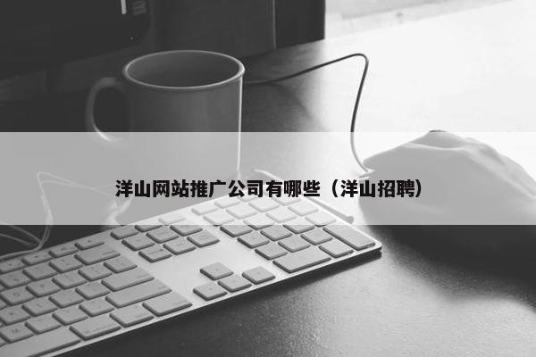 洋山网站推广公司有哪些（洋山招聘）