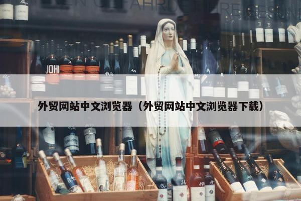 外贸网站中文浏览器（外贸网站中文浏览器下载）