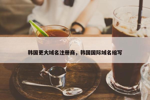 韩国更大域名注册商，韩国国际域名缩写