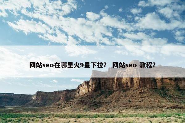 网站seo在哪里火9星下拉？ 网站seo 教程？