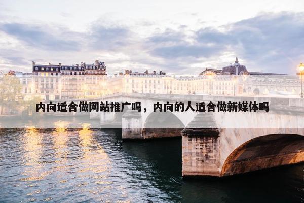 内向适合做网站推广吗，内向的人适合做新媒体吗