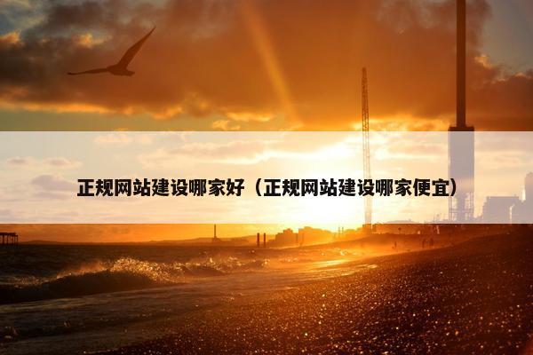 正规网站建设哪家好（正规网站建设哪家便宜）