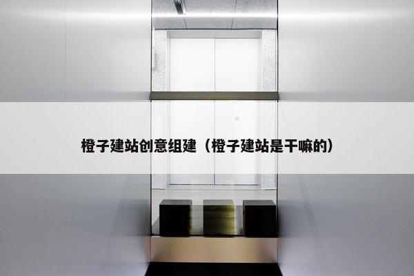 橙子建站创意组建（橙子建站是干嘛的）